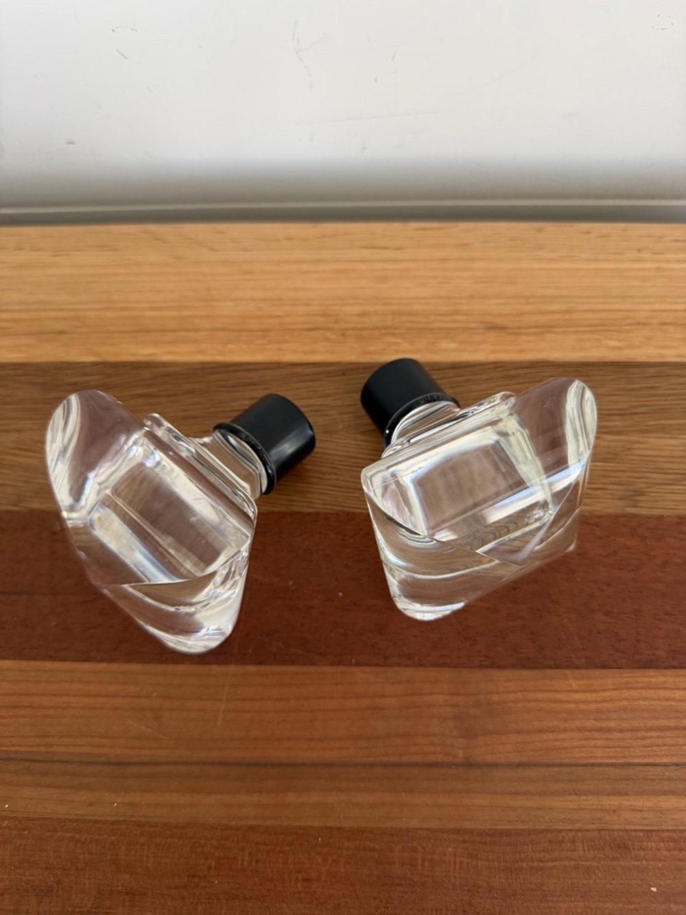 Pottery Barn Glass Square Finial Set PRICE DROP FIRM